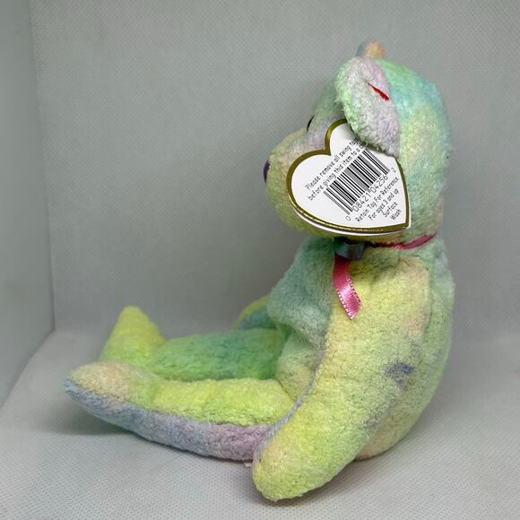 TY BEANIE BABIES GROOVY the BEAR 1999 Plush Stuffed Animal - Picture 2 of 5
